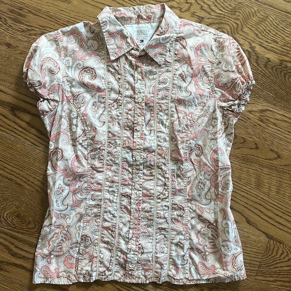 Vintage Tommy Hilfiger Paisley Blouse